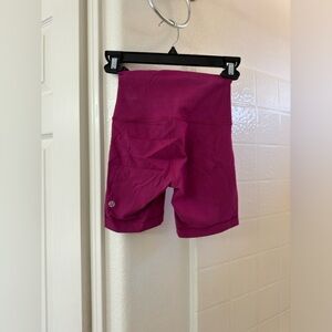 Pink biker shorts